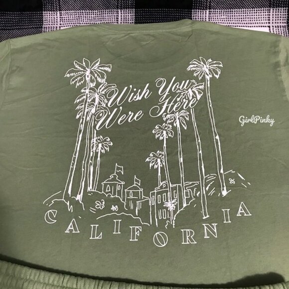 COPY - victoria secret PINK shorts OUTFIT WITH SHORT SLEEVE CAMPUS TEE - Picture 2 of 5